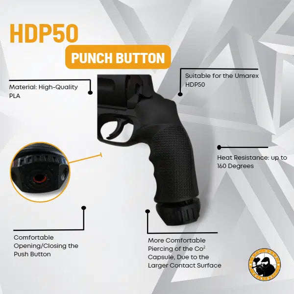 HDP50 Punch Button | For Gen1 HDP Only |  Pierces Gas and Hides Punch Button