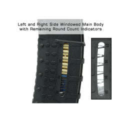 UTG RBT-AM30 AR15 30 ROUND WINDOWED POLYMER MAGAZINE