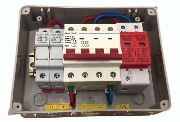Kingstar Combiner Box | Prewired with Surge Arrest & Fuses