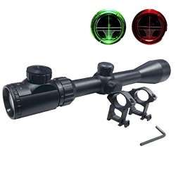 Beileshi Tactical 3-9 X 32EG Rifle Scope with Red & Green Mil-Dot Scope