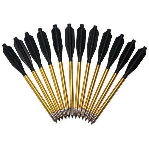 6.5" Aluminium Bolts Arrows | Pack of 12 | for 50/80 LBS Crossbows