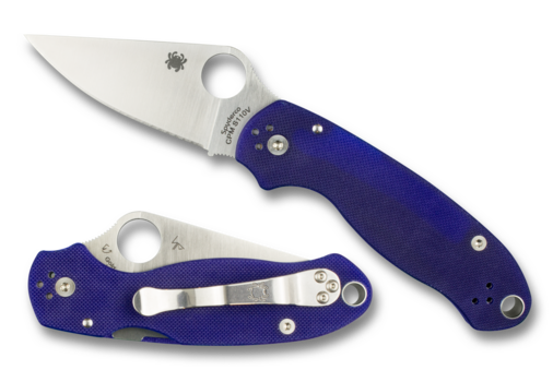 Spyderco Para 3 G-10 Dark Blue CPM S110V C223GPDBL