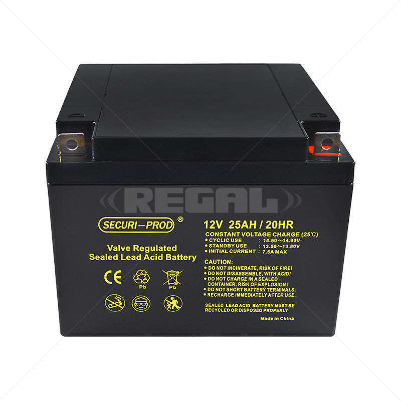 Deep Cycle Battery - 12V 25AH Securi-Prod SLA