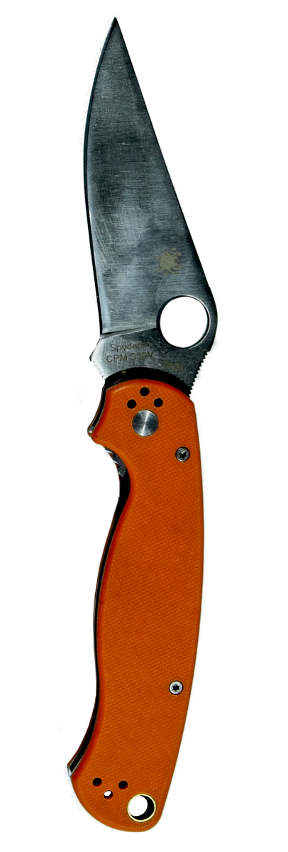 Orange Folding Knife