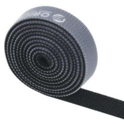 Orico velcro cable ties 1m Black