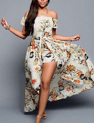 Women's Vintage Dress - S / Beige