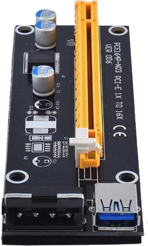 PCIe Riser Card - VER006 MOLEX - 6 PACK