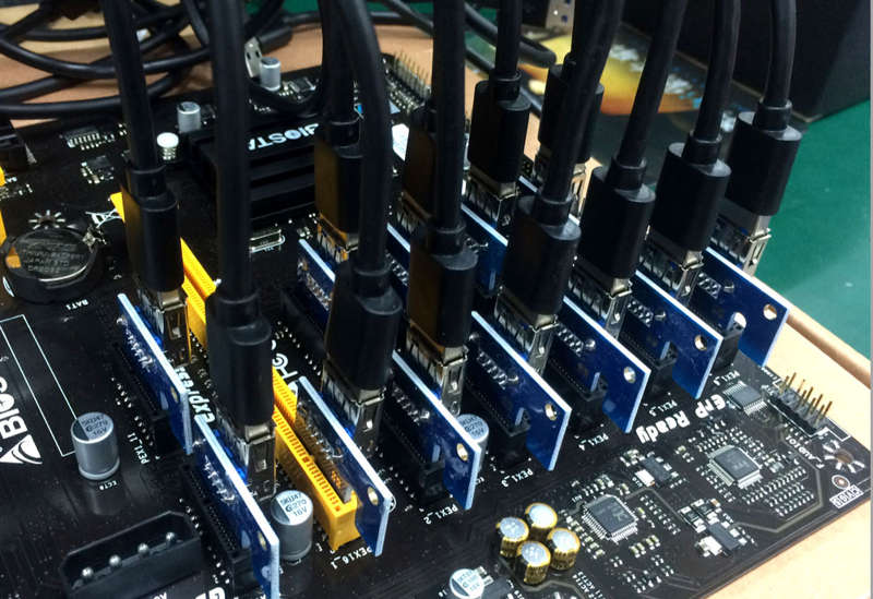 Biostar 12 x PCIe TB250-BTC PRO Mining Motherboard