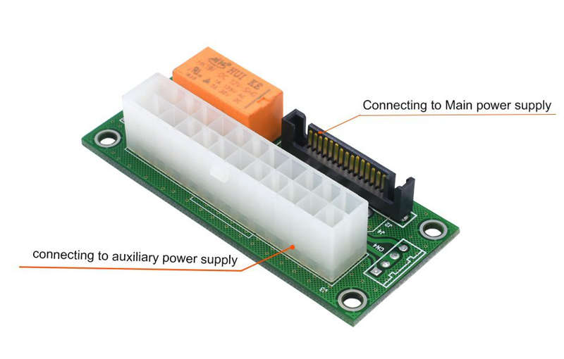 Add2PSU Multiple Power Supply Adapter - SATA