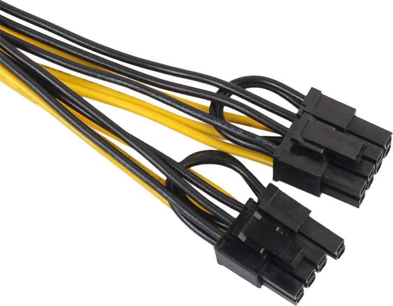 PCI-E 8pin to Dual 8pin Y-Splitter Extension Cable