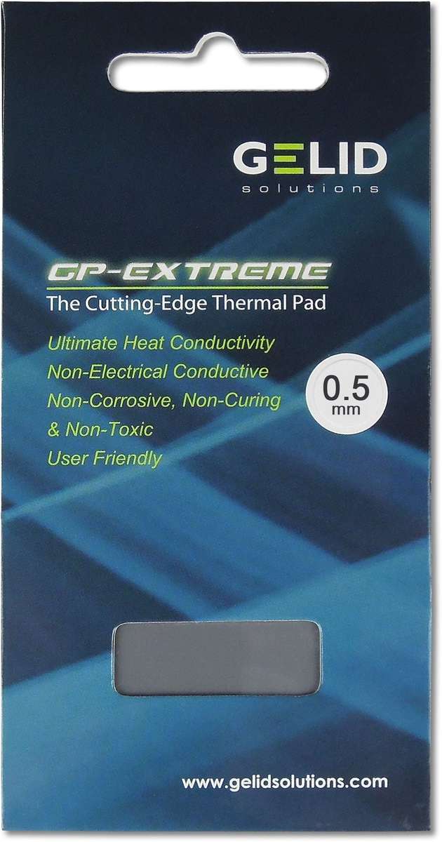 GELID Solutions GP-EXTREME  Thermal Pad 80mm x 40mm x 0.5mm 12W/mK