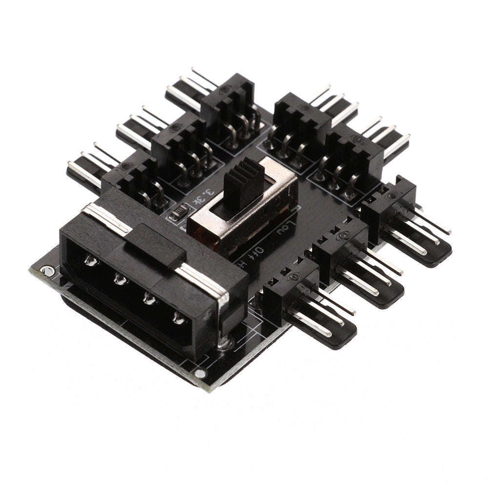 Fan Expansion Hub - Molex to 8 x 3Pin