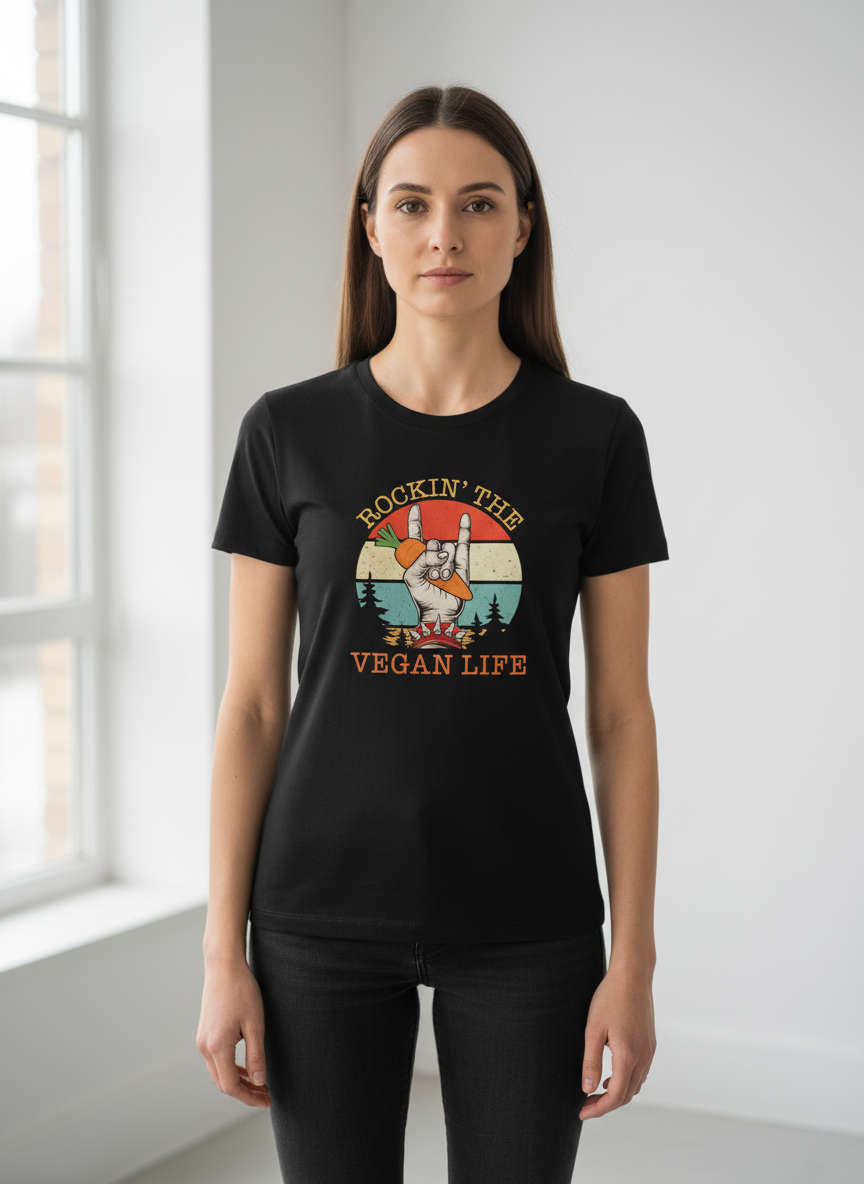 Rockin the Vegan Life TShirt