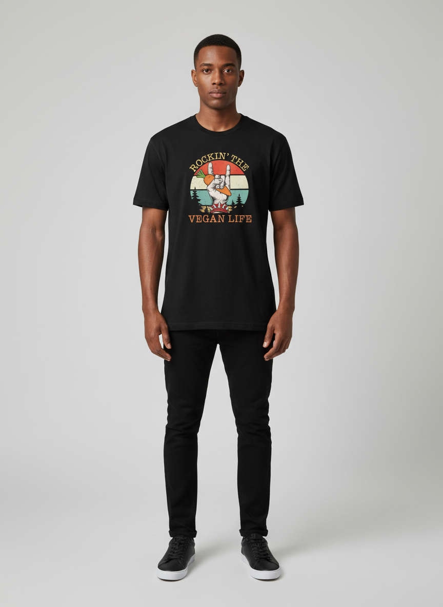 Rockin the Vegan Life TShirt