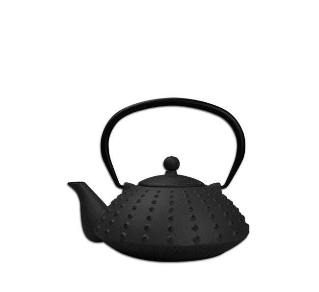 CAST IRON CHINESE TEAPOT BLACK 800ML