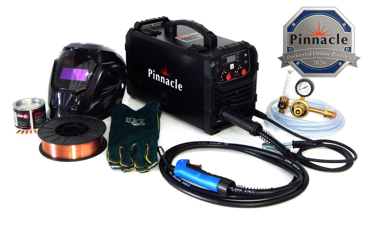 Pinnacle MIGARC 195 Gas Welding Machine Combo  220V Multi Process MIG/MMA Kit