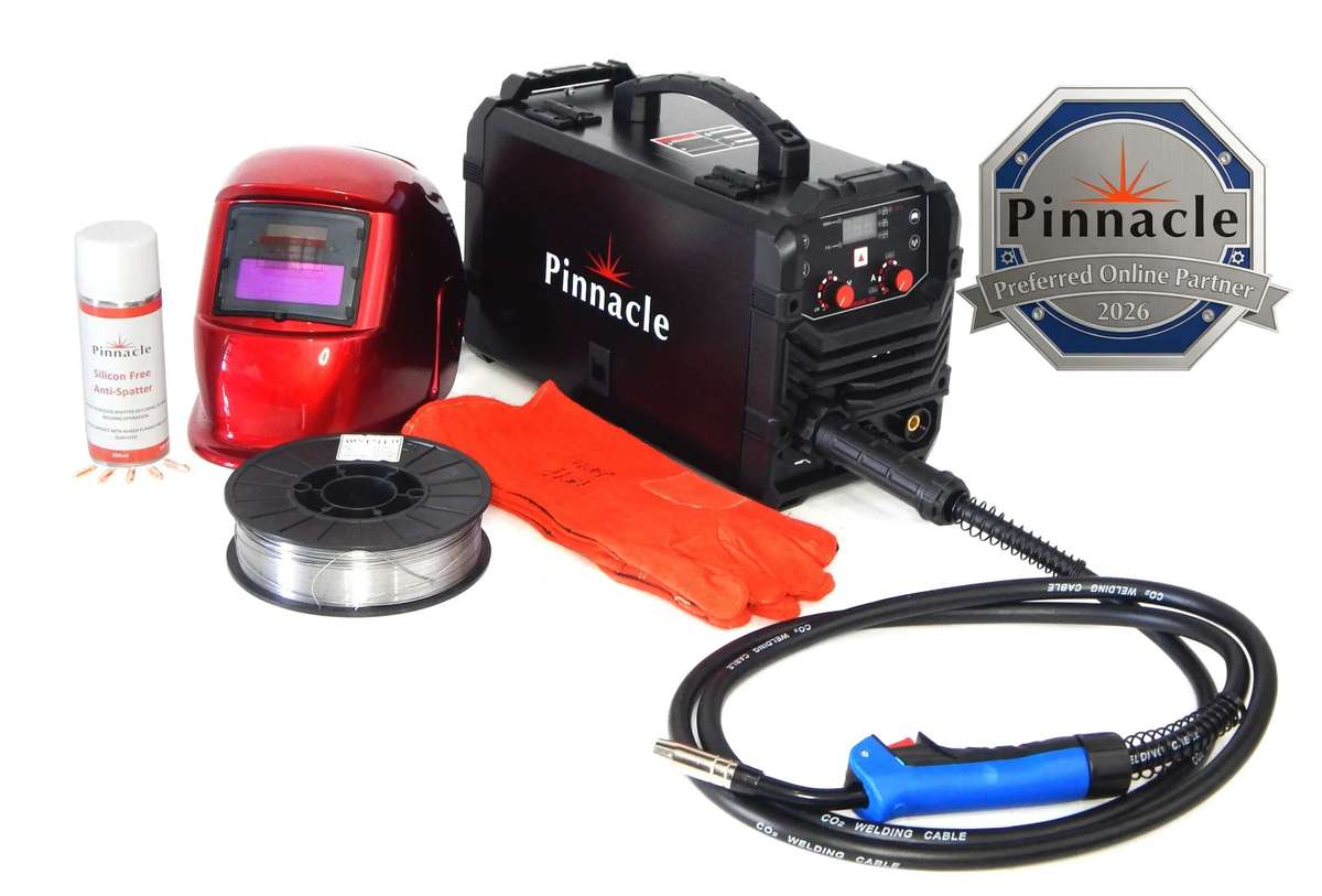 Pinnacle MIGARC 195 Gasless Welding Machine Combo  220V Multi Process MIG/MMA Kit