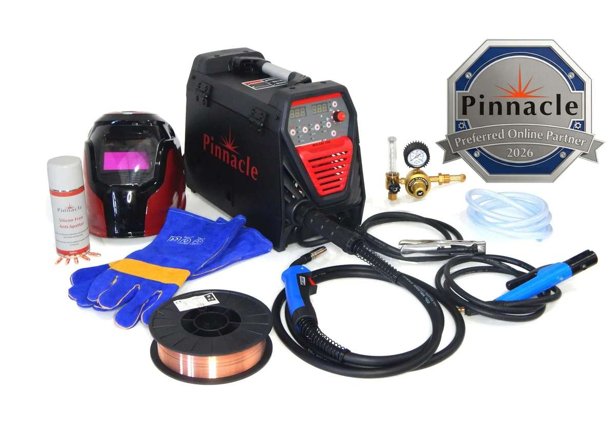 Pinnacle MIGARC 200 Gas Welding Machine Combo  220V Digital Multi Process MIG/MMA/Lift TIG Kit