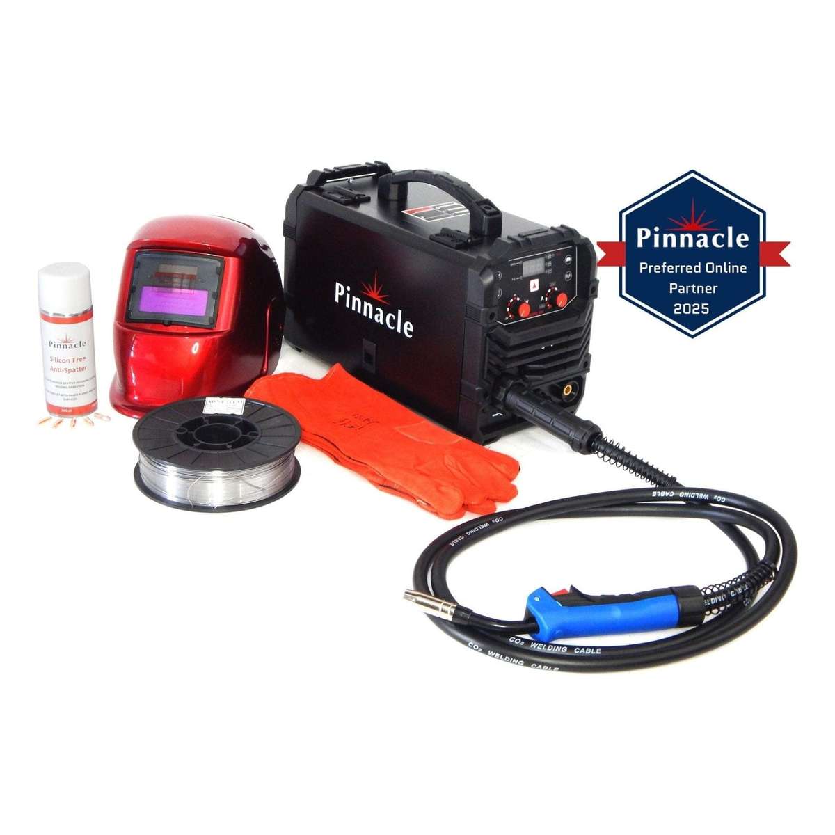 Pinnacle MIGARC 195 Gasless Welding Machine Combo  220V Multi Process MIG/MMA Kit