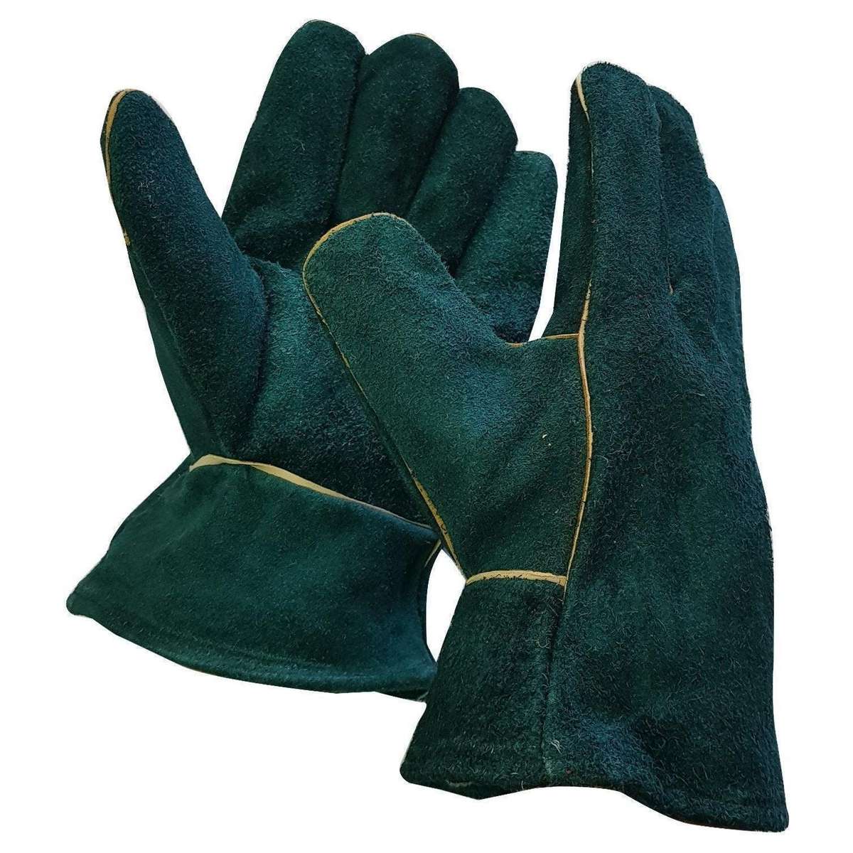 Gloves Green Lined 2.5"