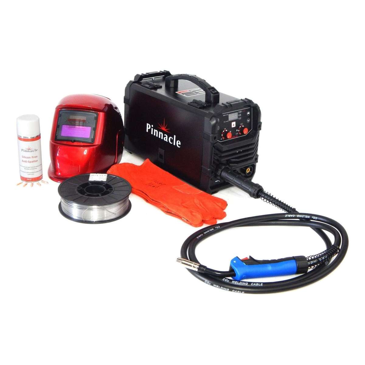 Pinnacle MIGARC 195 Gasless Welding Machine Combo  220V Multi Process MIG/MMA Kit