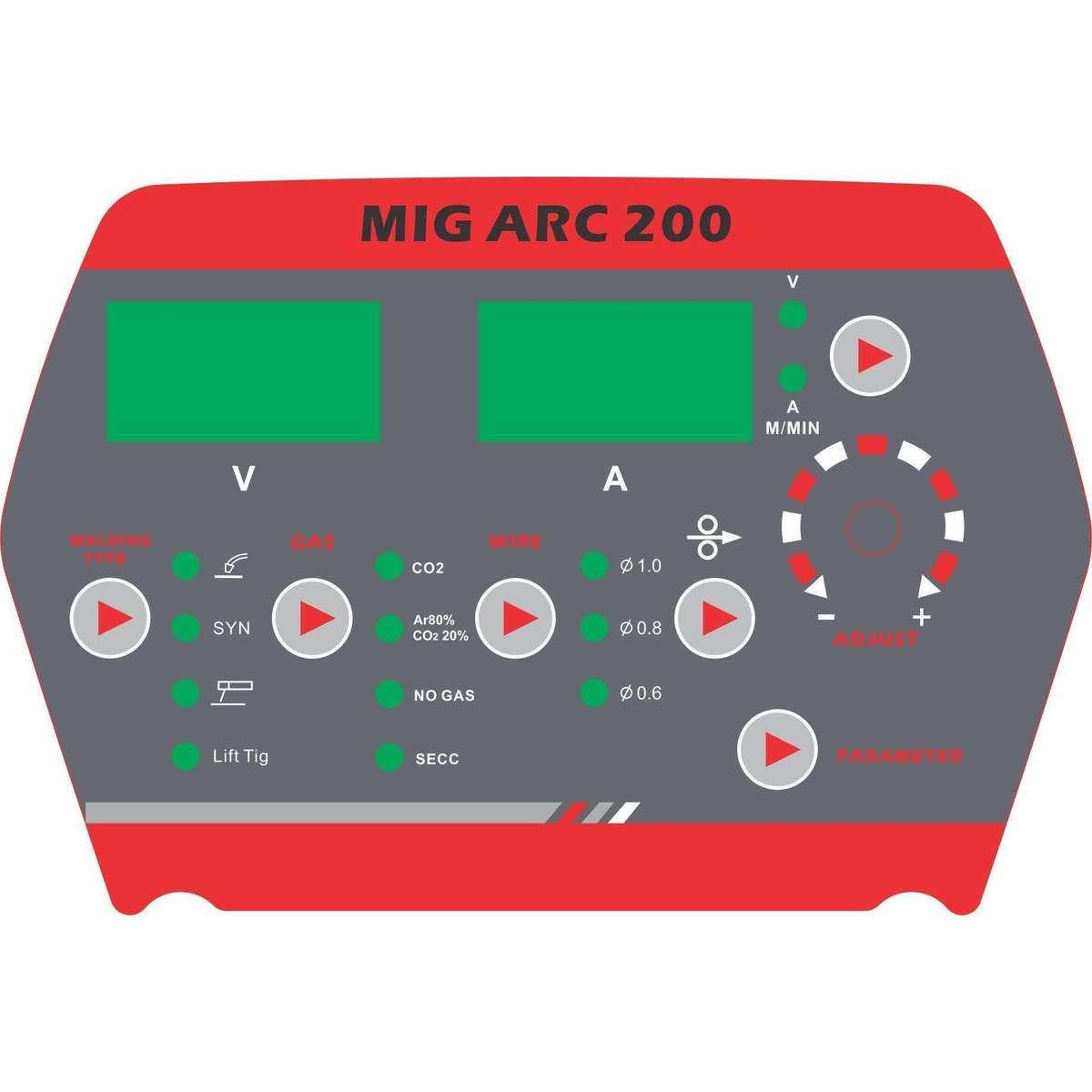 Pinnacle MIGARC 200 Digital Welding Machine  220V Multi Process MIG/MMA/Lift TIG Inverter