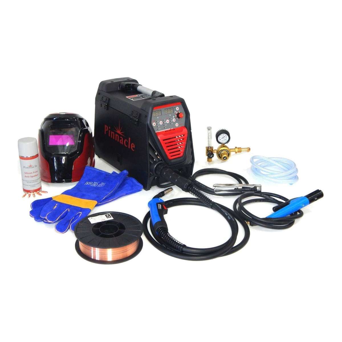 Pinnacle MIGARC 200 Gas Welding Machine Combo  220V Digital Multi Process MIG/MMA/Lift TIG Kit