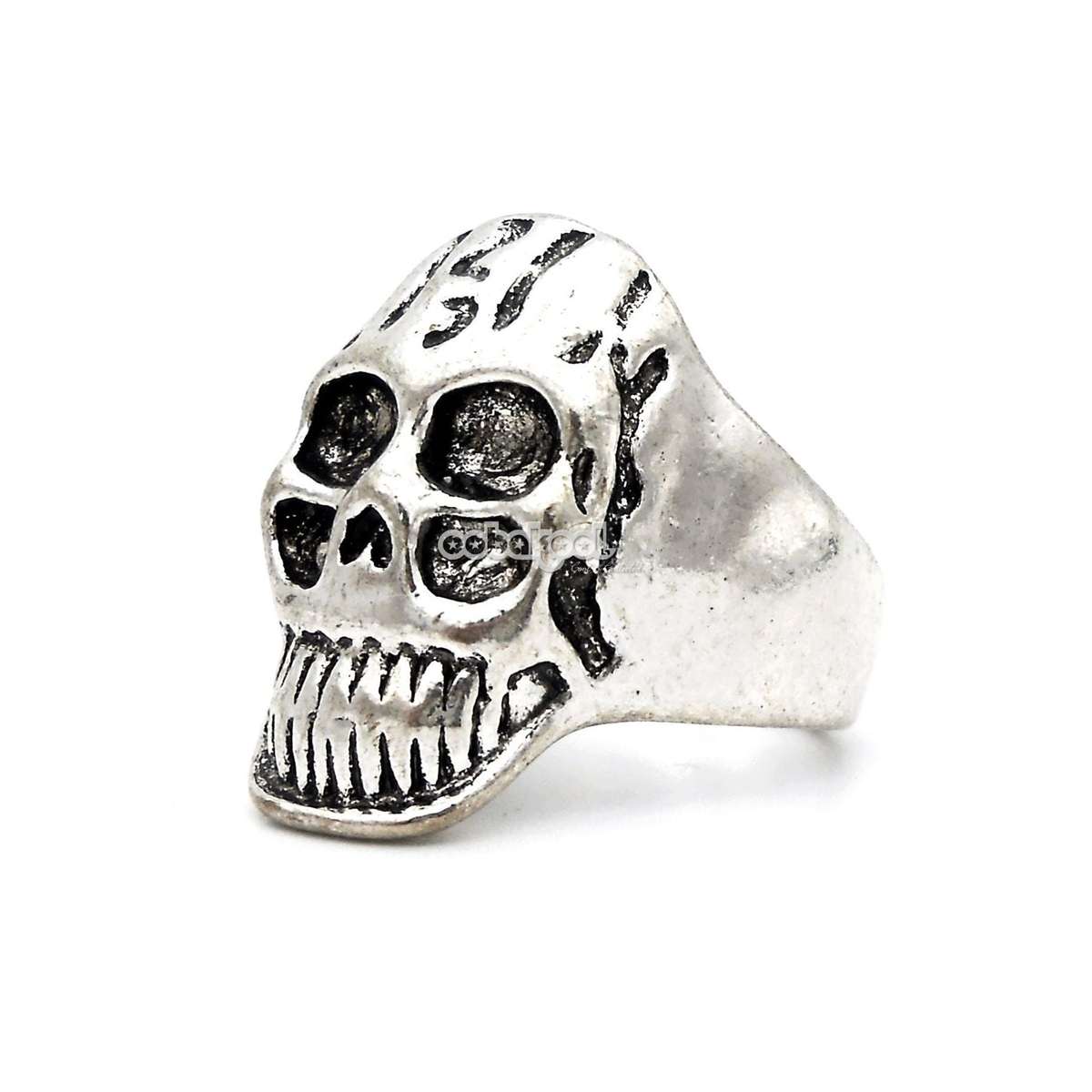 Death Punk / Skull Ring / Stainless Steel - Size 8