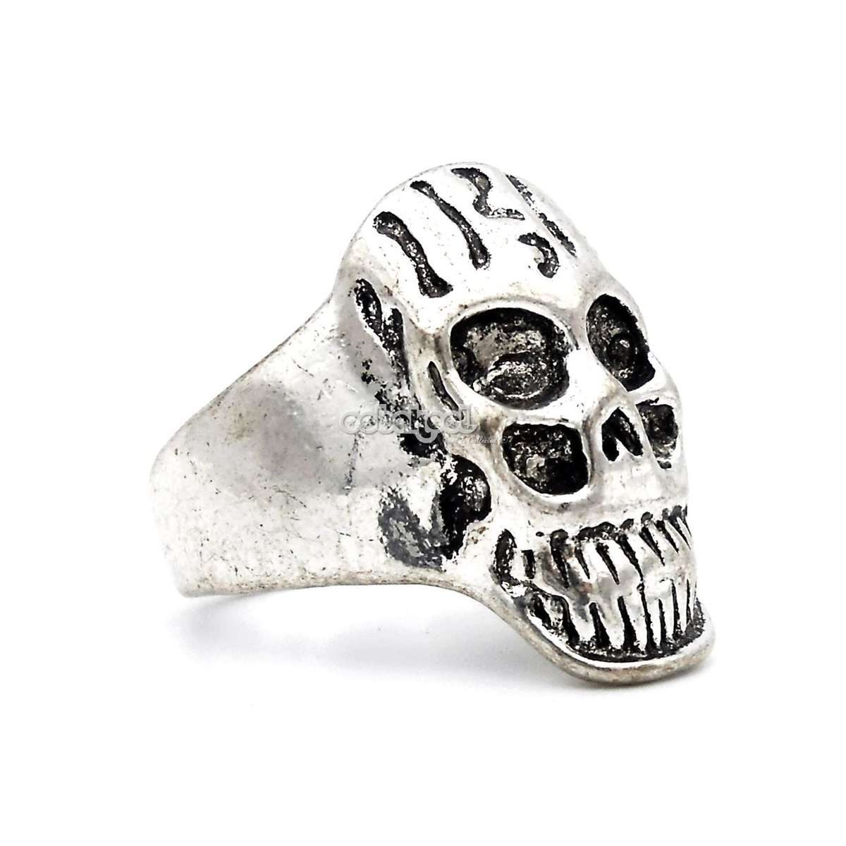 Death Punk / Skull Ring / Stainless Steel - Size 8