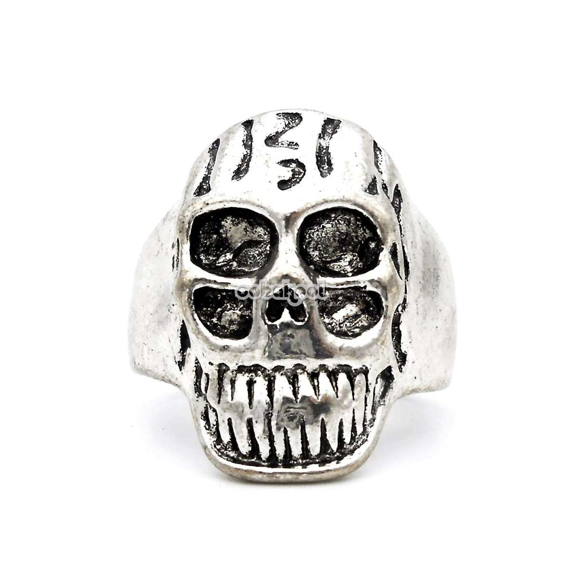 Death Punk / Skull Ring / Stainless Steel - Size 8