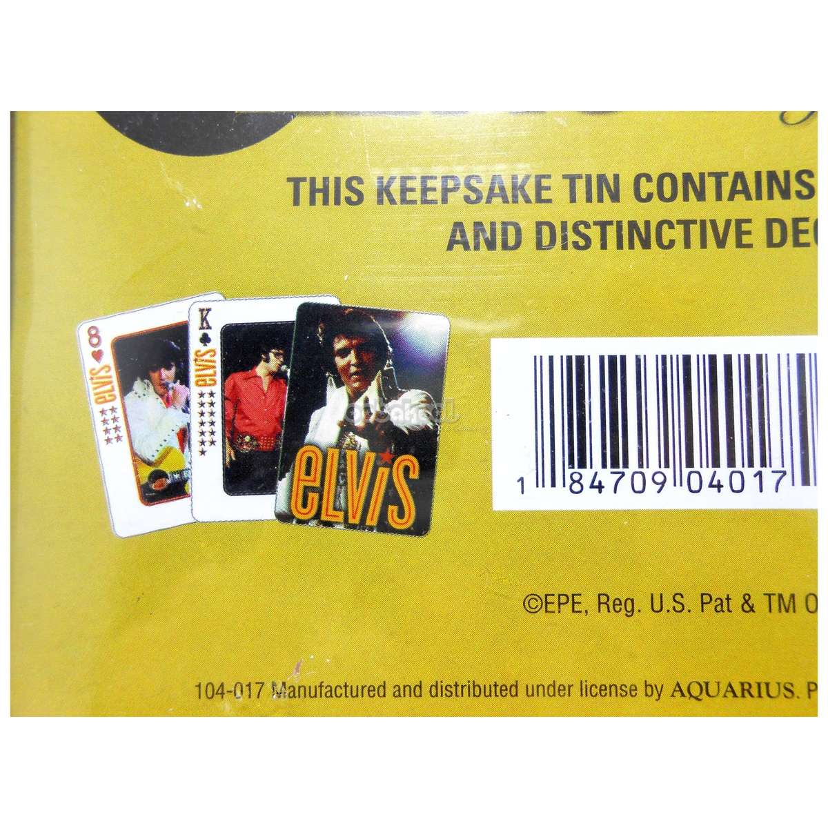 Elvis Presley / Special Edition / 2 Sets Unique Playing Cards + Tin