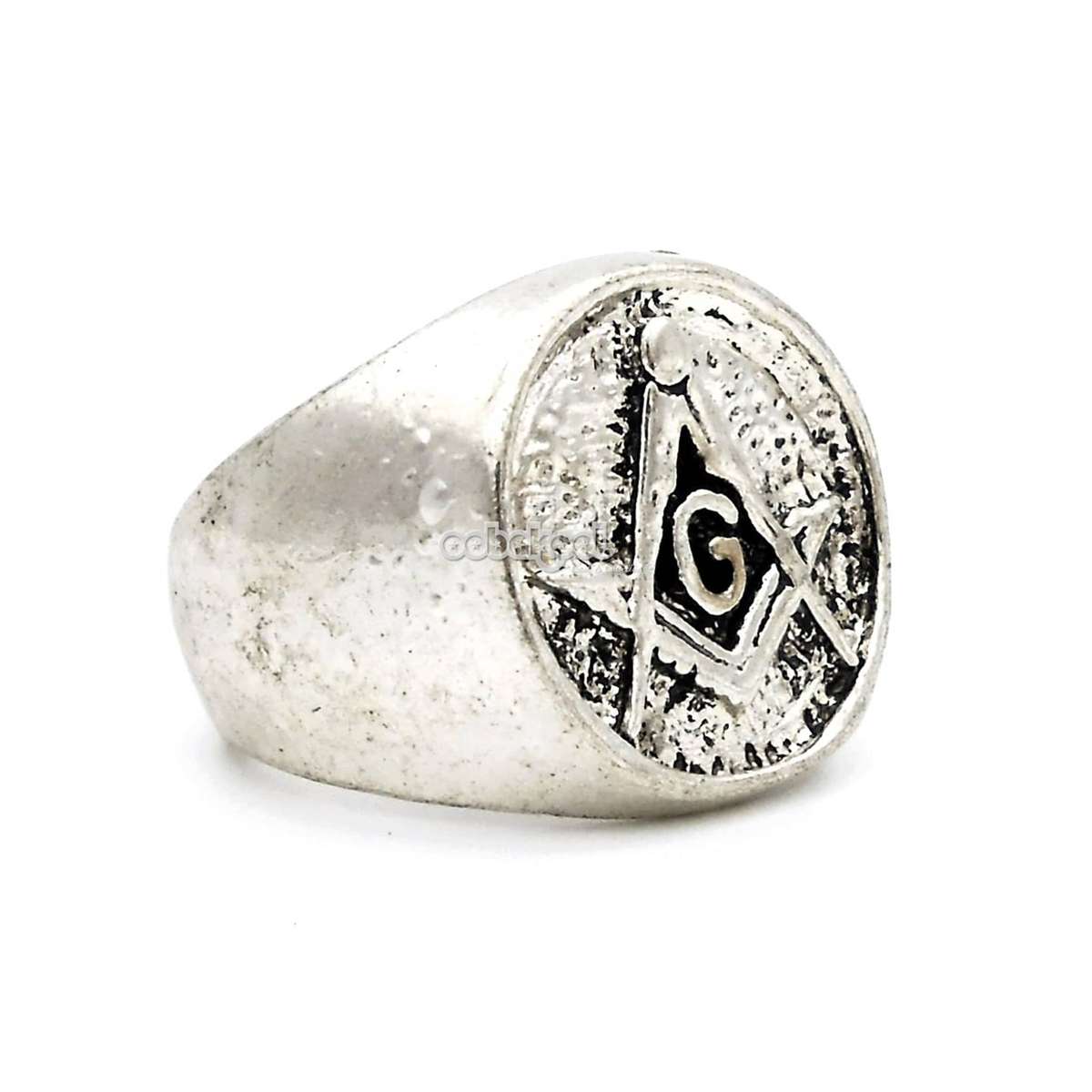 Freemason Masonic Ring / The Da Vinci Code / Stainless Steel - Size 10