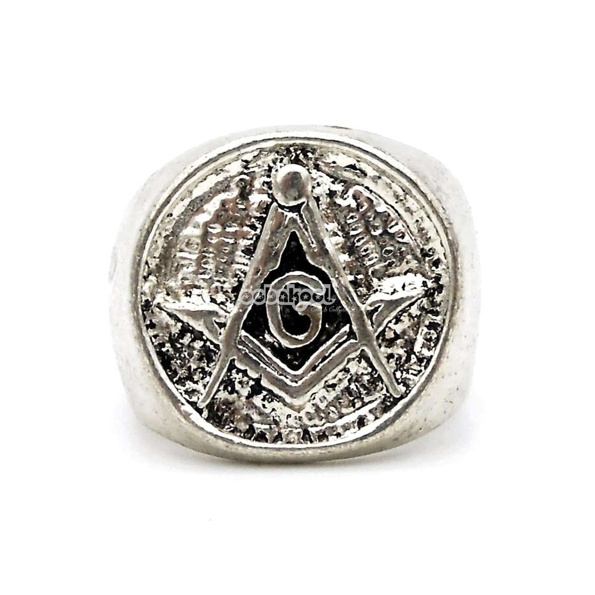 Freemason Masonic Ring / The Da Vinci Code / Stainless Steel - Size 10
