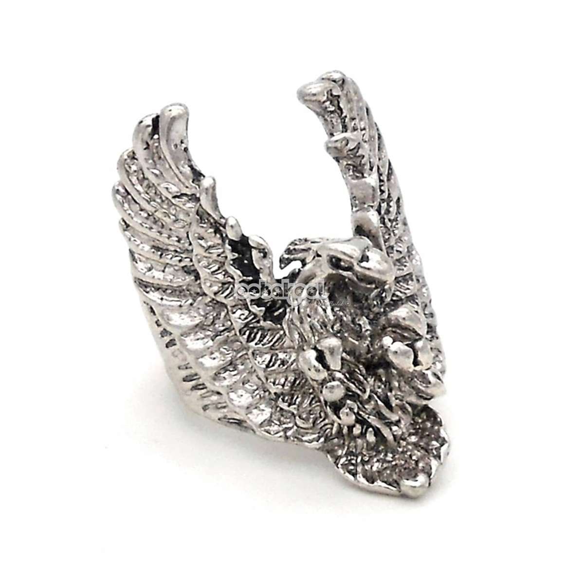 Harley Davidson / Eagle Wings Ring / Stainless Steel - Size 7