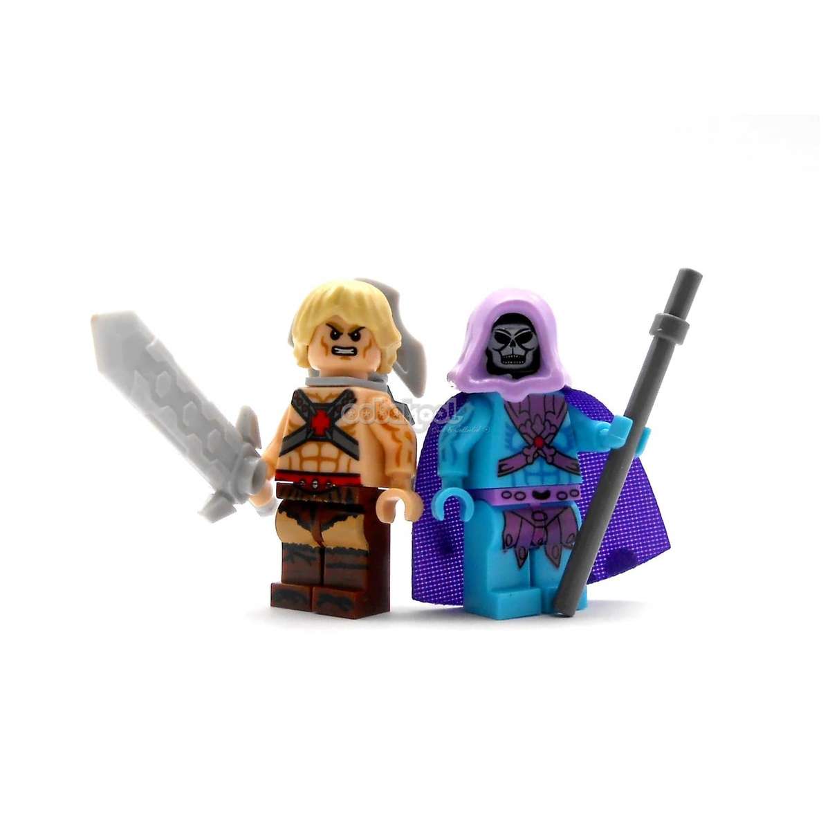 Masters Of The Universe / He-Man + Skeletor / Movie Edition / 2 x OobaKool Minifigure Set
