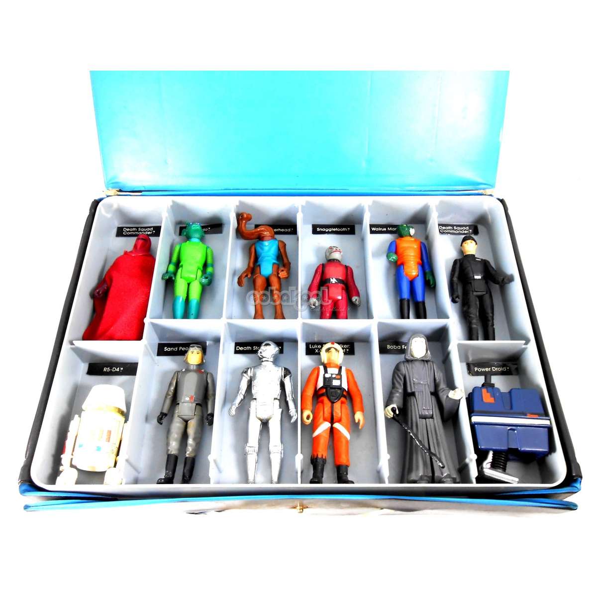 Star Wars / 1970'S Mini-Action Figure Case with 24 Kenner 3.75" Figures / Collectors Set
