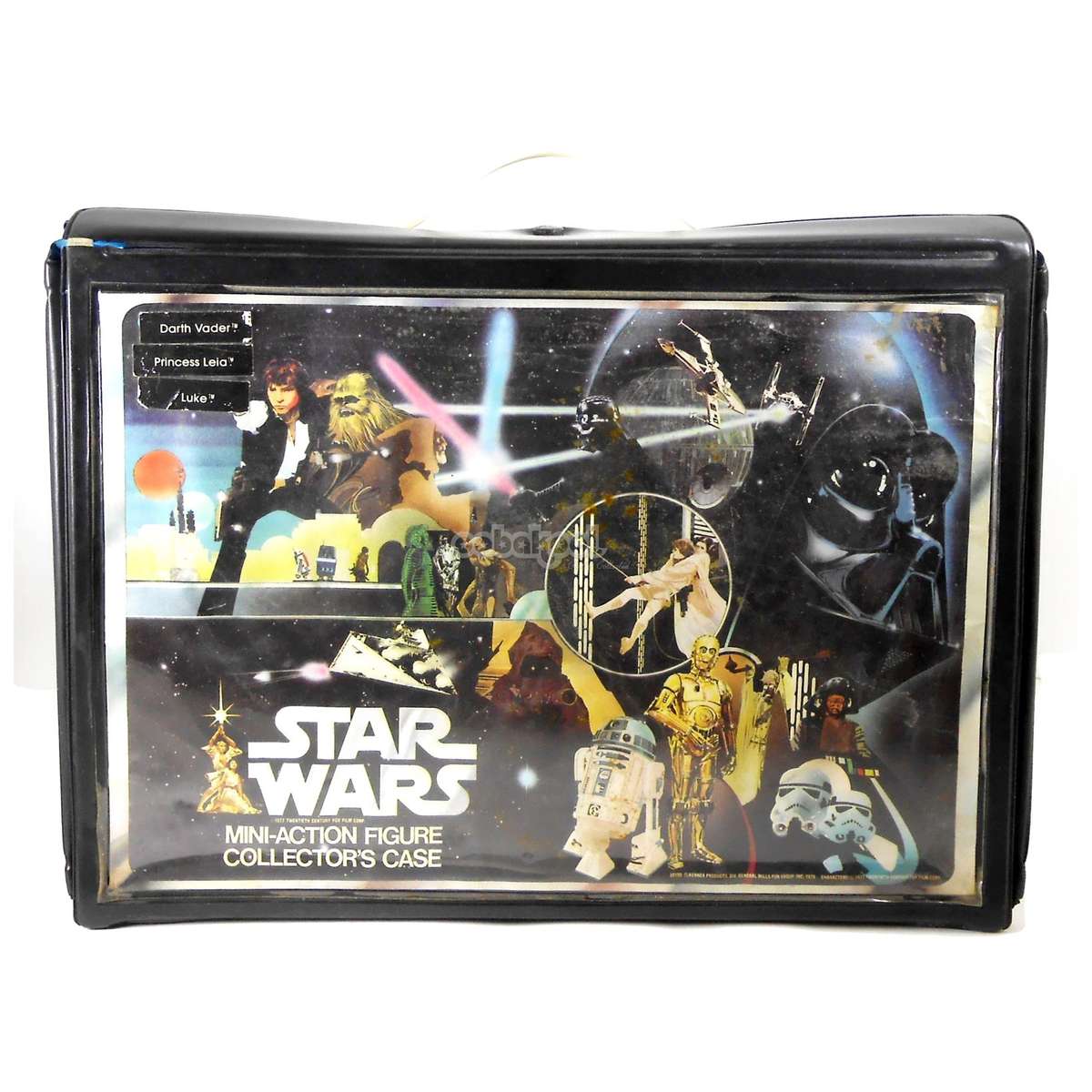 Star Wars / 1970'S Mini-Action Figure Case with 24 Kenner 3.75" Figures / Collectors Set