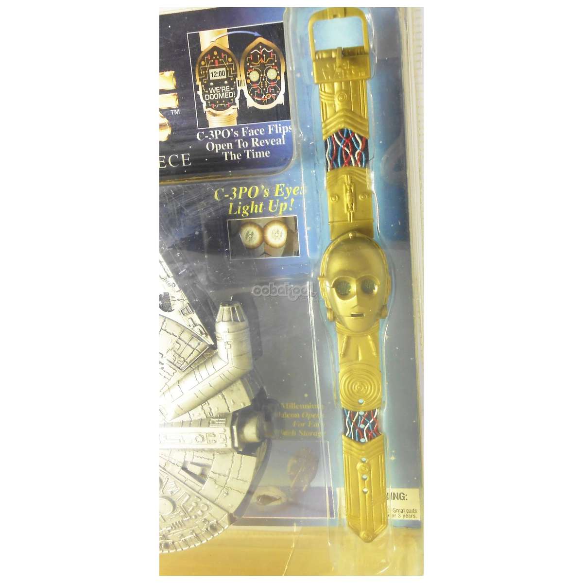 Star Wars / C-3PO Timepiece with Millennium Falcon Case / 1996 Lucasfilm Limited Edition / NIB