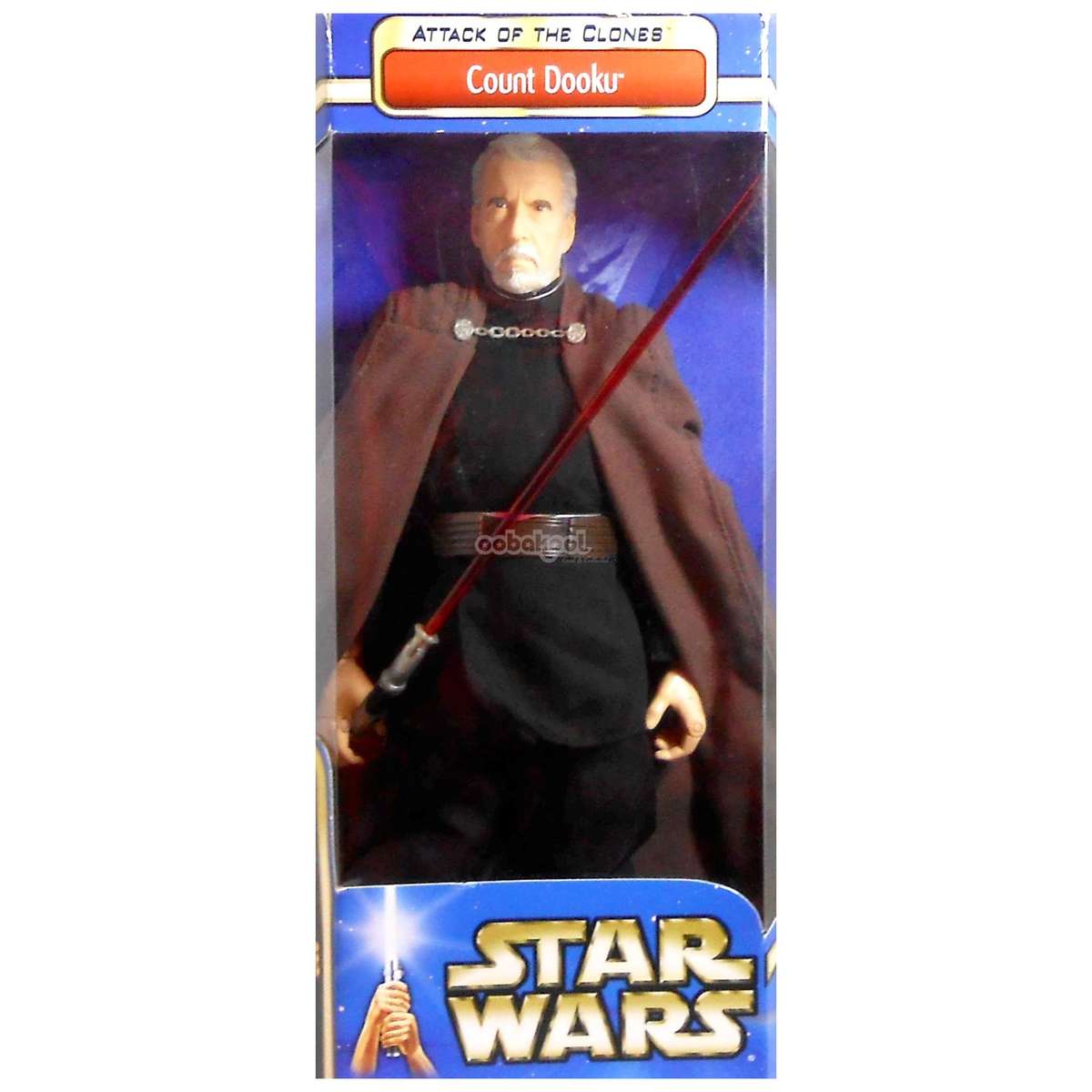 Star Wars / Count Dooku / Attack Of The Clones Collection / 2002 Hasbro 12" Figure / NIB