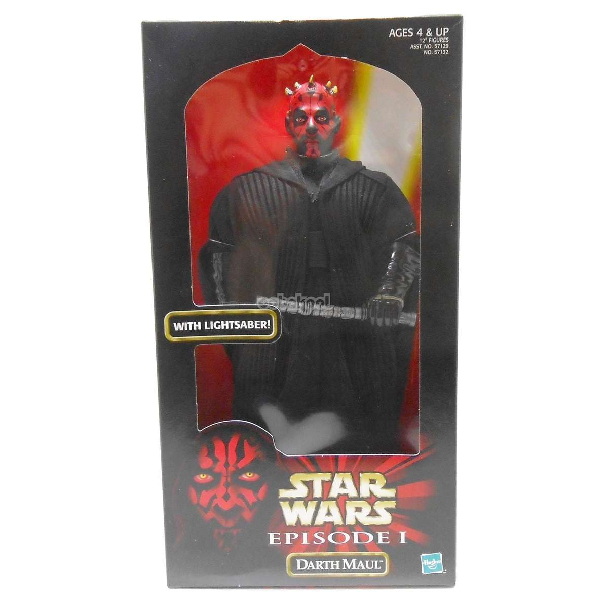 Star Wars / Darth Maul / Episode 1 Collection / 1998 Hasbro 12 Inch Poseable Figure / NIB