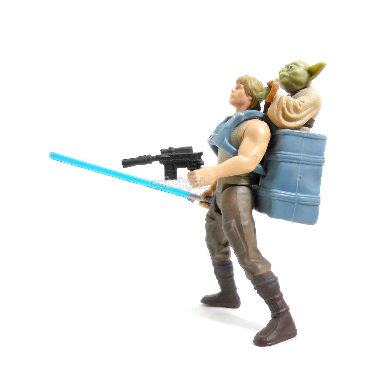 Star Wars / Luke Skywalker & Yoda Dagobah Training / POTF / 1996 Kenner 3.75 Inch Action Figure