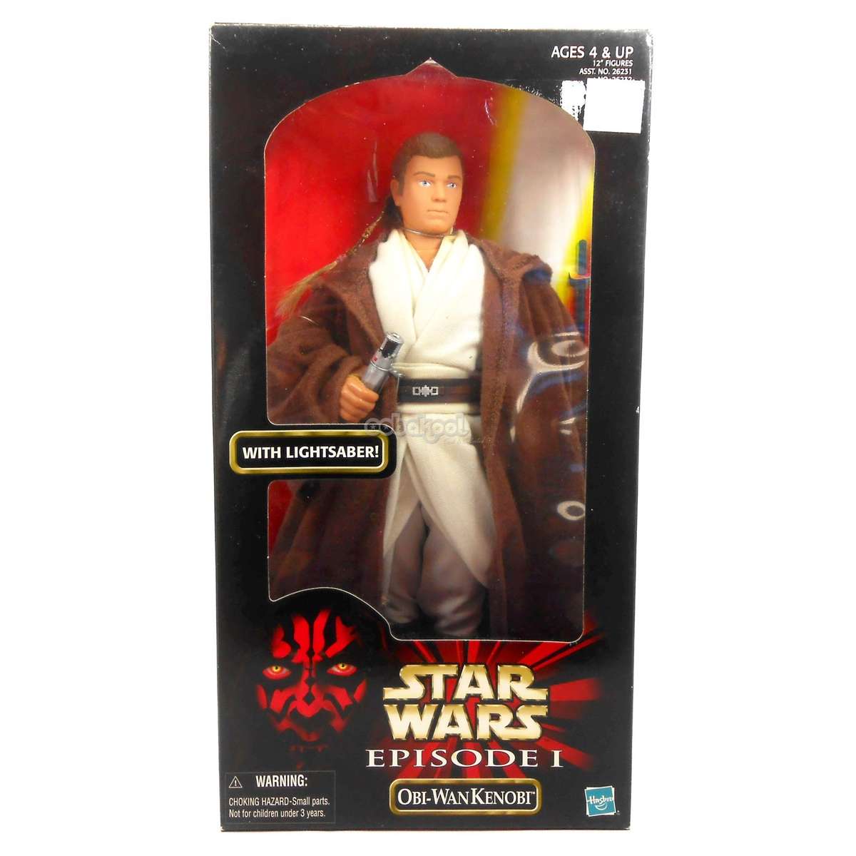 Star Wars / Obi-Wan Kenobi / Episode 1 Collection / 1999 Hasbro 12 Inch Poseable Figure / NIB