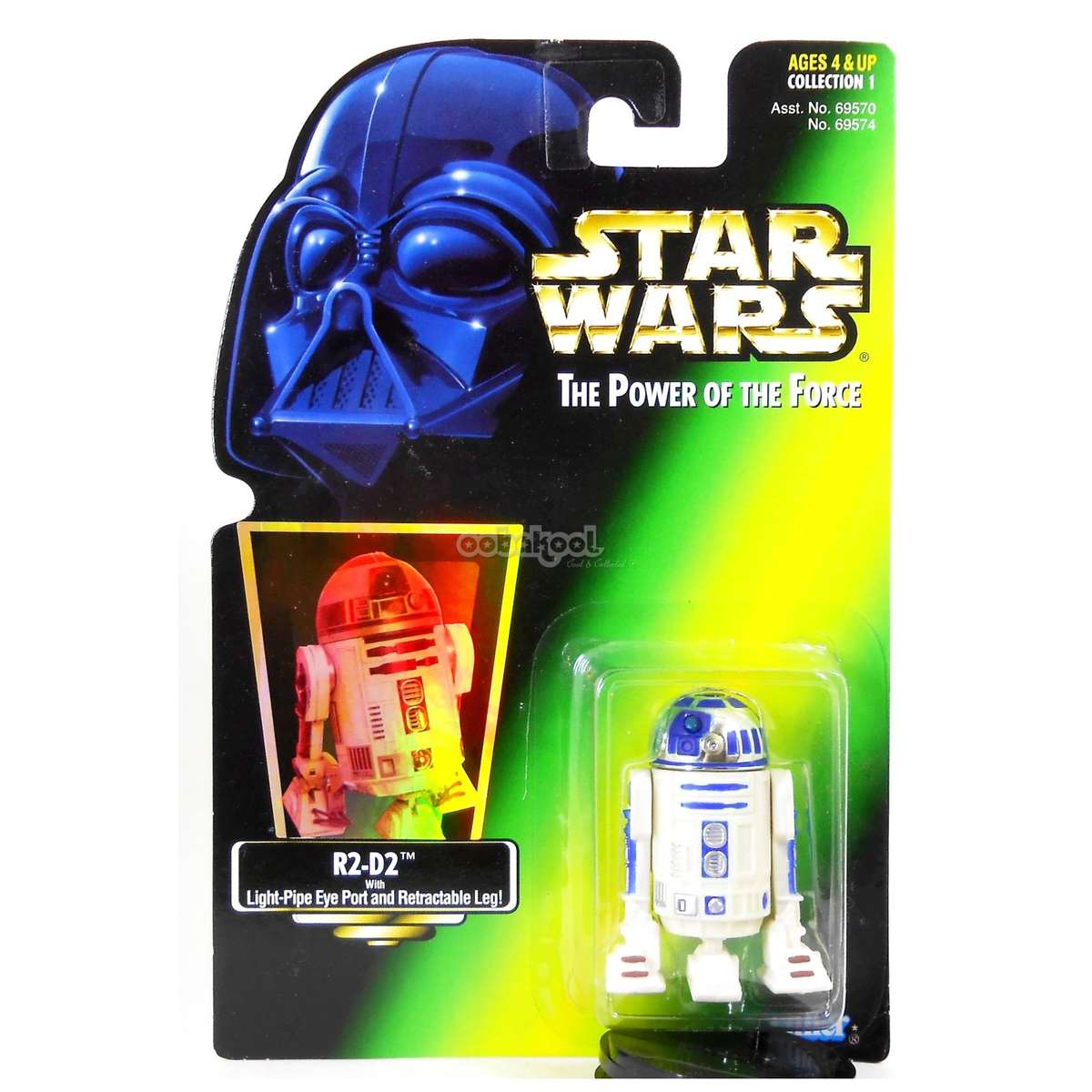 Star Wars / R2-D2 / POTF Collection / 1997 Kenner 3.75 Inch Action Figure / MOC