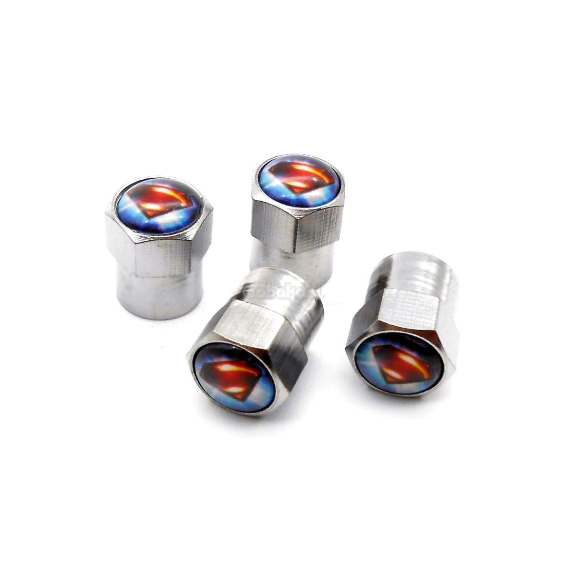 Superman Wheel Stem Valve Caps / Set of 4 / Limited Edition