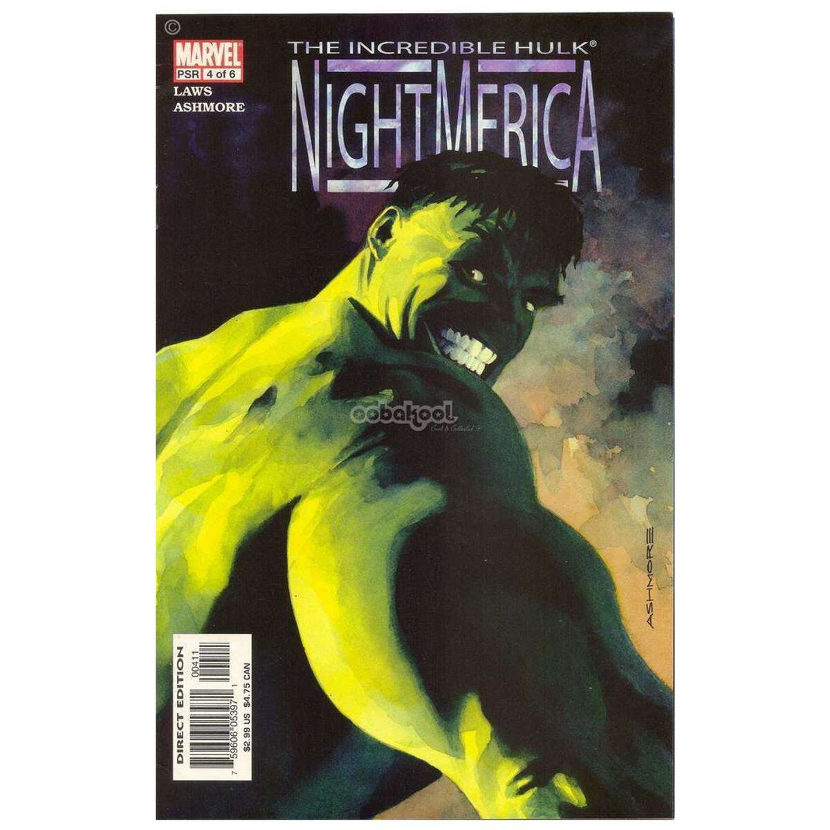 The Incredible Hulk / Nightmerica 4 of 6 / Marvel #4 Nov 2003 / Comic Book