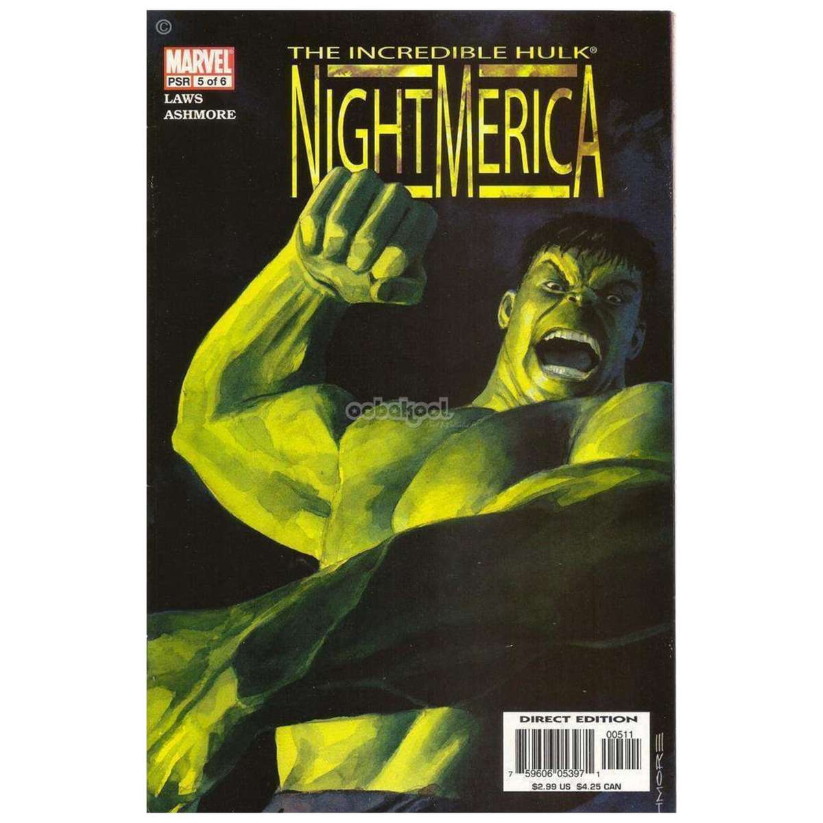 The Incredible Hulk / Nightmerica 5 of 6 / Marvel #5 Feb 2004 / Comic Book