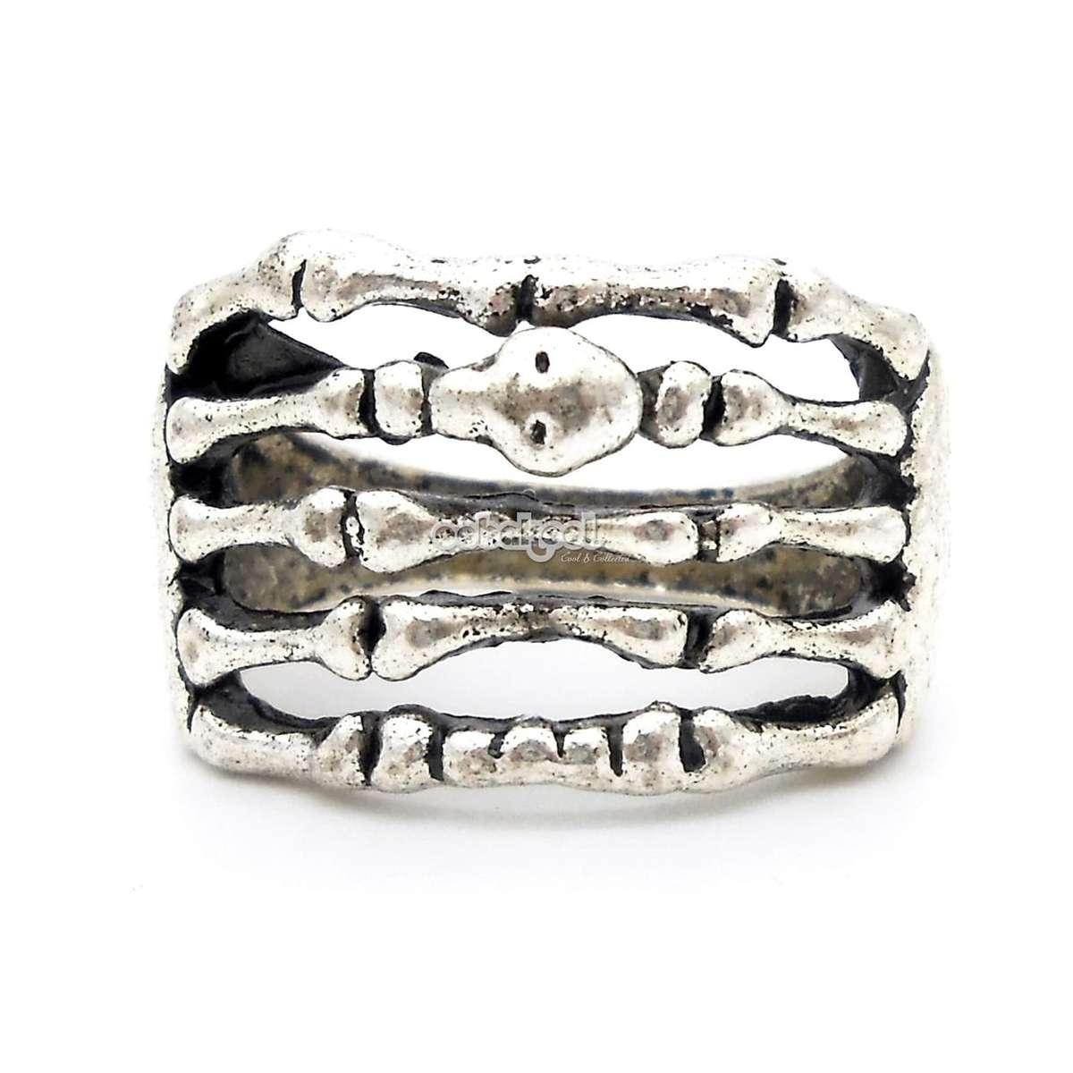 The Punisher / Skeleton Ring / Stainless Steel - Size 8