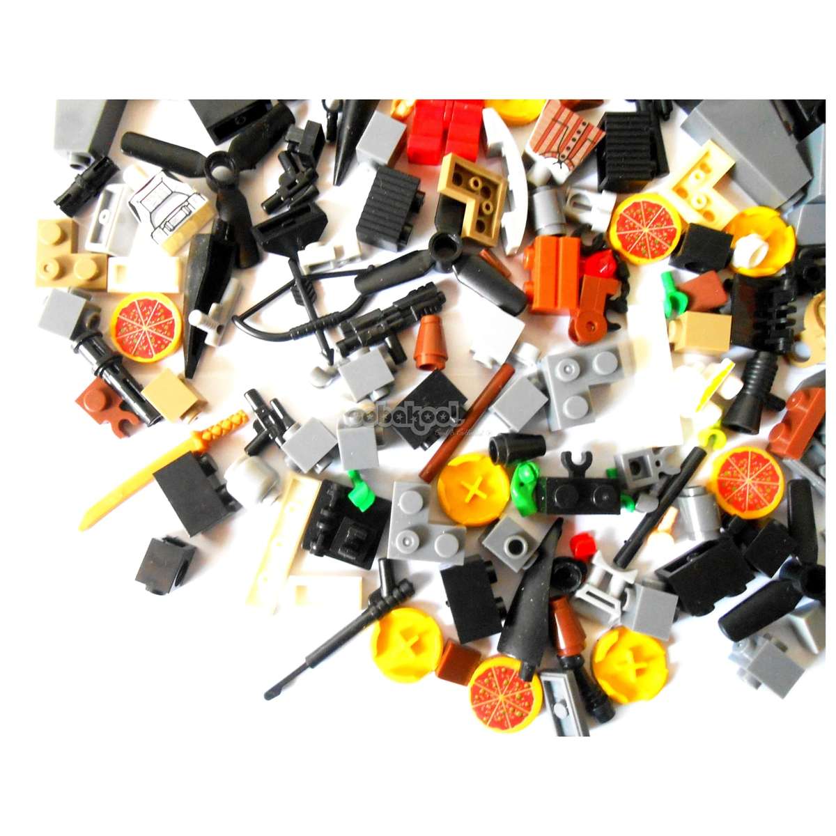 Tub O Brick / Selection of Extras / OobaKool Mini figure Spares