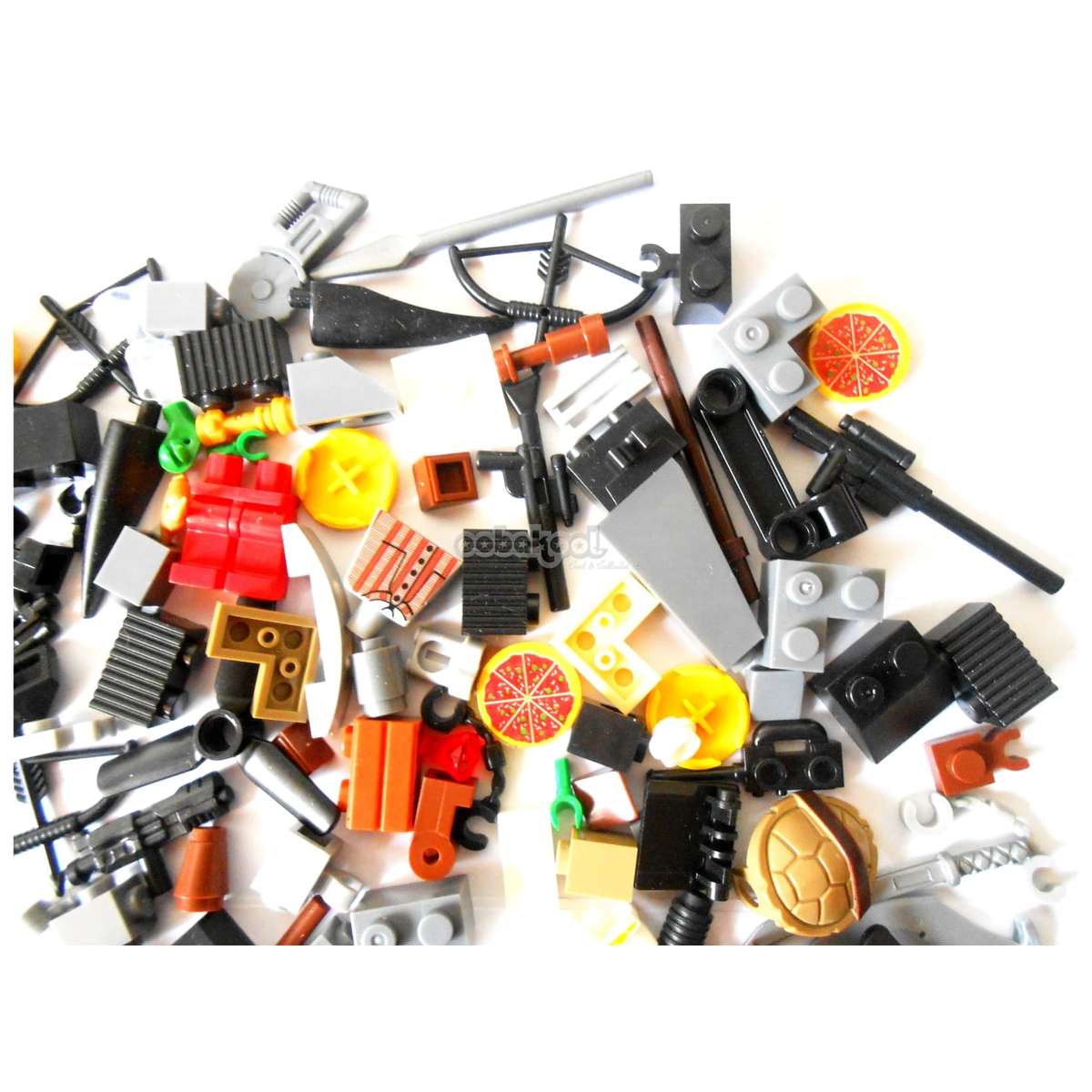 Tub O Brick / Selection of Extras / OobaKool Mini figure Spares