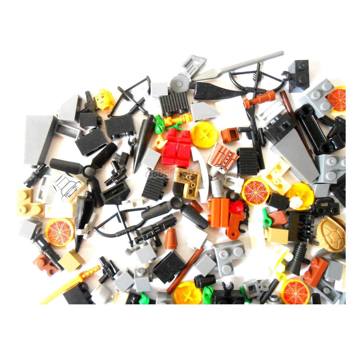 Tub O Brick / Selection of Extras / OobaKool Mini figure Spares